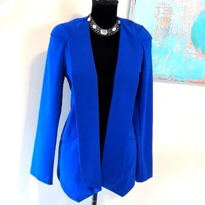Forever21/ Blue/ Draped Front Blazer Size M